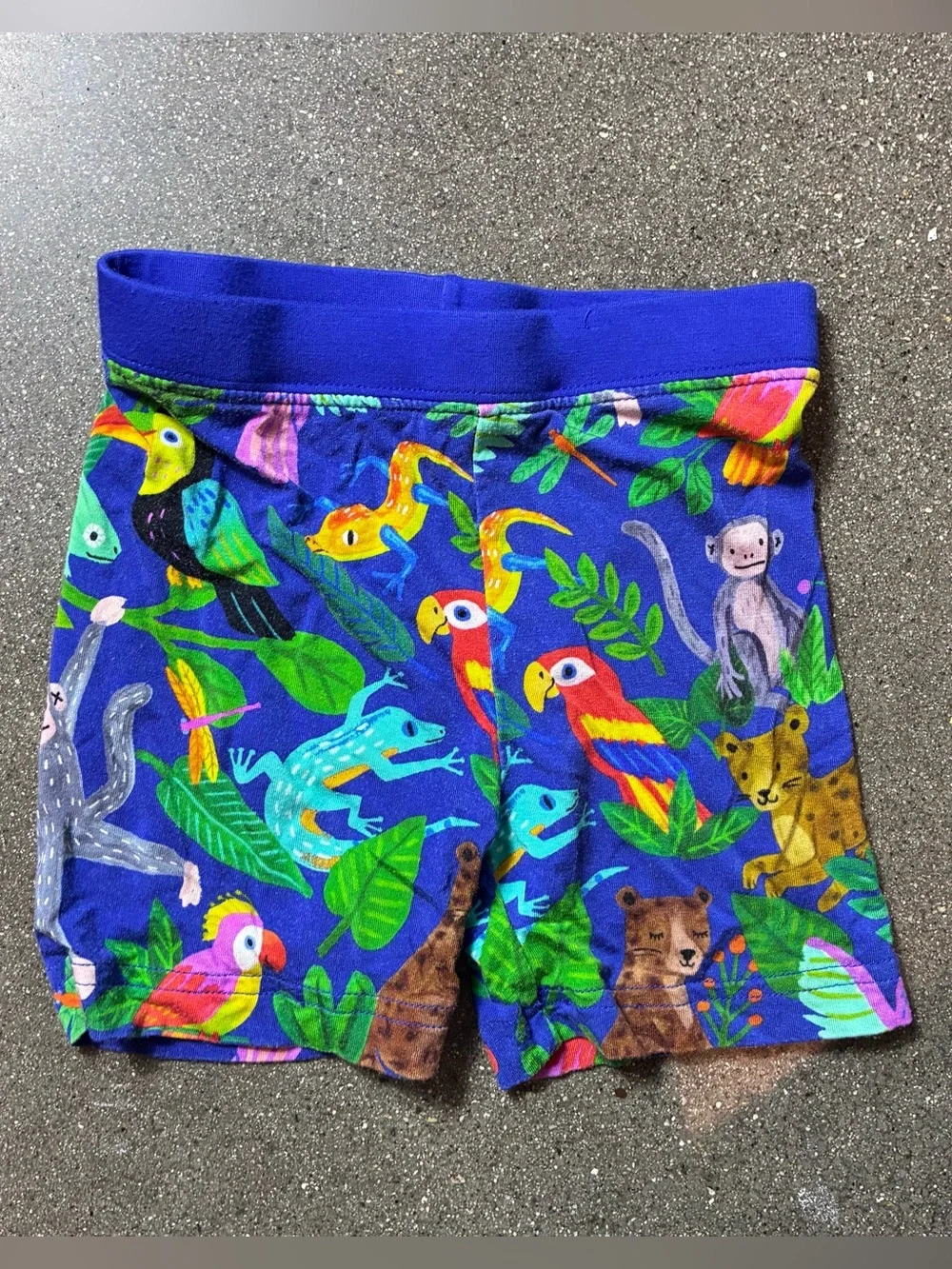 Little Sleepies Jungle Jams Treetop Tails 2T Short Sleeve Top Bamboo Pajamas